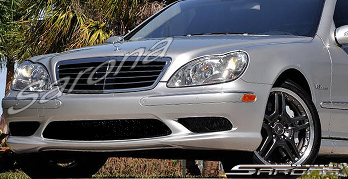 Custom Mercedes S Class Front Bumper  Sedan (2003 - 2006) - $690.00 (Part #MB-023-FB)